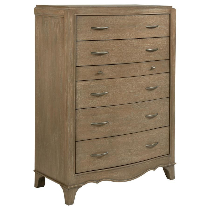 Trenton - 6-Drawer Bedroom Chest Of Drawers - Washed Mango
