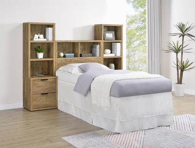 Westpark - 3 Piece Bedroom Set Bookcase Headboard