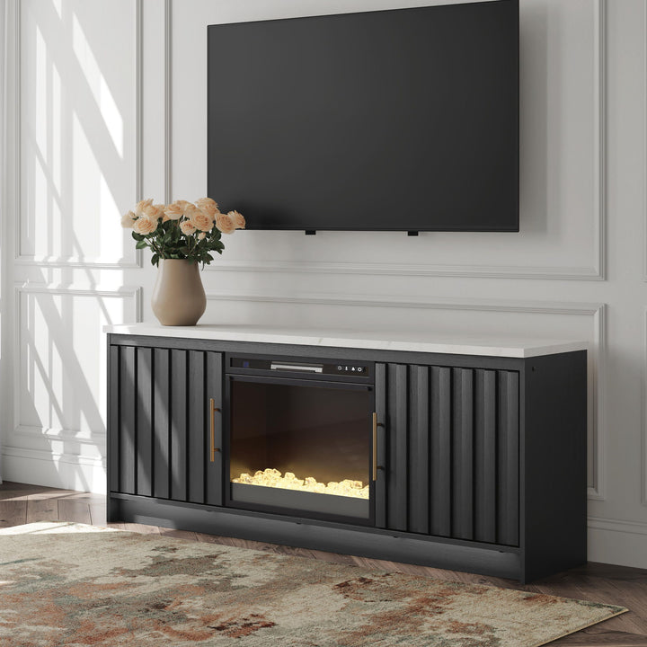 Cadmori - TV Stand With Fireplace Option