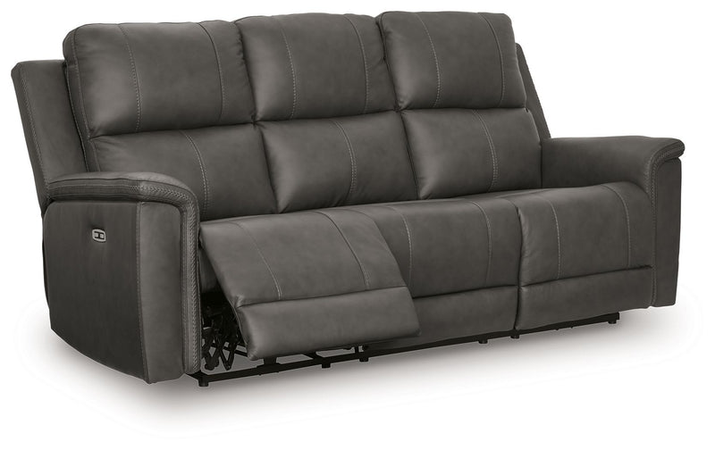 Bleckley - Power Reclining Sofa With Adjustable Headrest - Anchor
