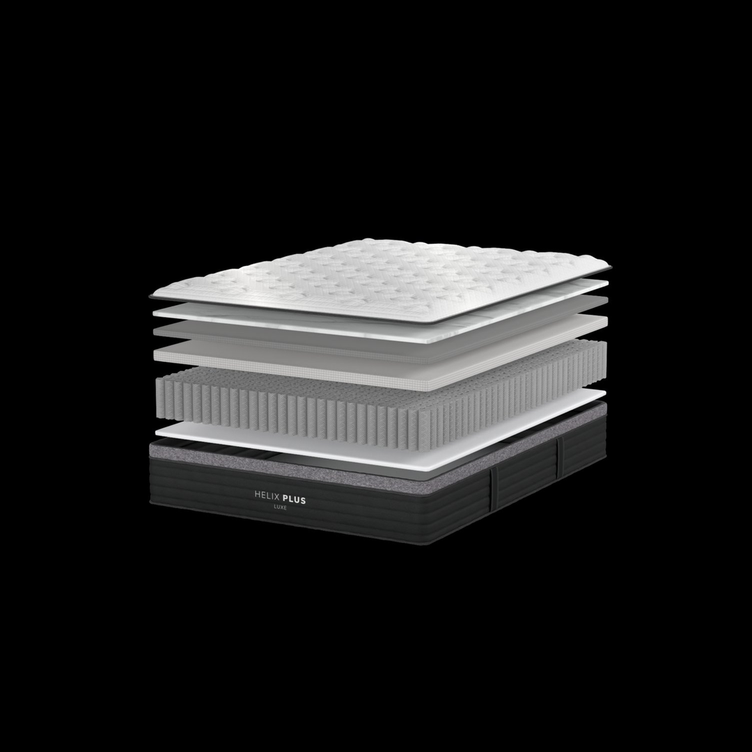 Helix Plus Luxe internal comfort layers and construction
