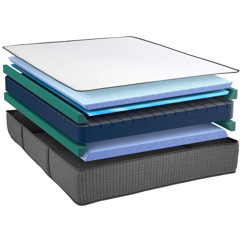 12" Double Sided Gel Memory Foam