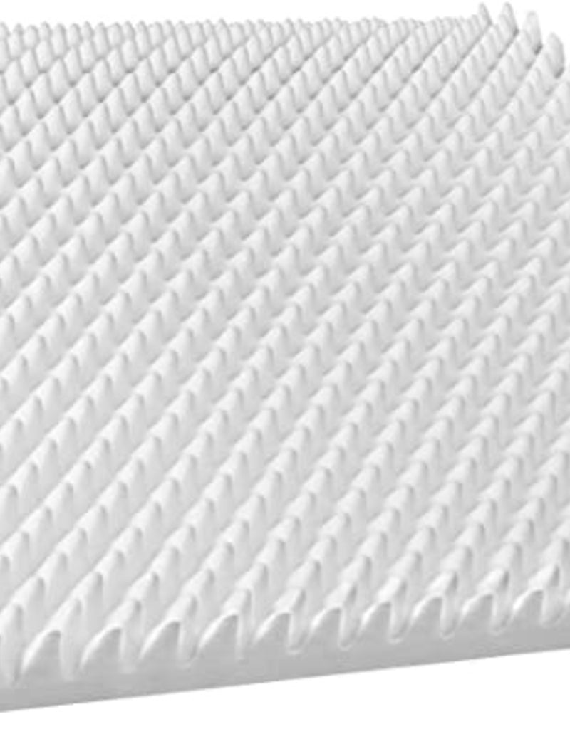 Custom Size 2.5" Eggcrate Convoluted Foam for RV Mattresses - Any Size for Your RV
