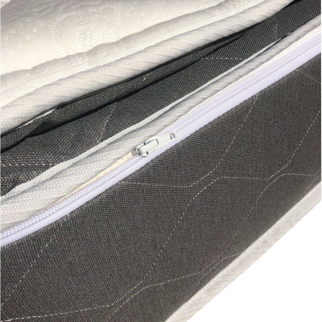 Side profile of the Pillow Top Shell showing the pillow-top layer and Sleep Number replacement cover border