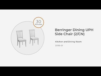 Berringer - Dining UPH Side Chair (Set of 2) - Rustic Brown