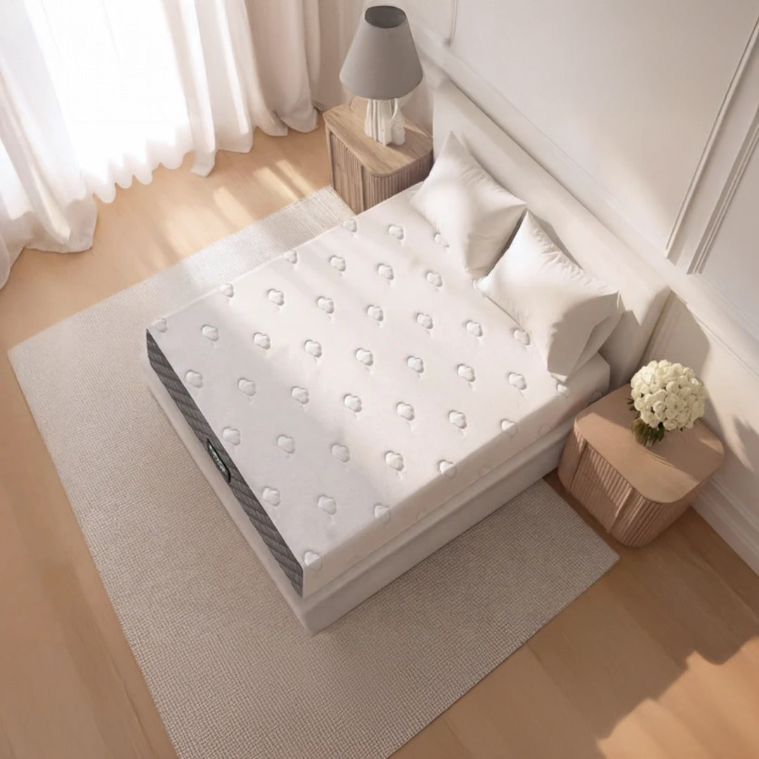 Close up of Puffy Cloud hypoallergenic stain resistant cover