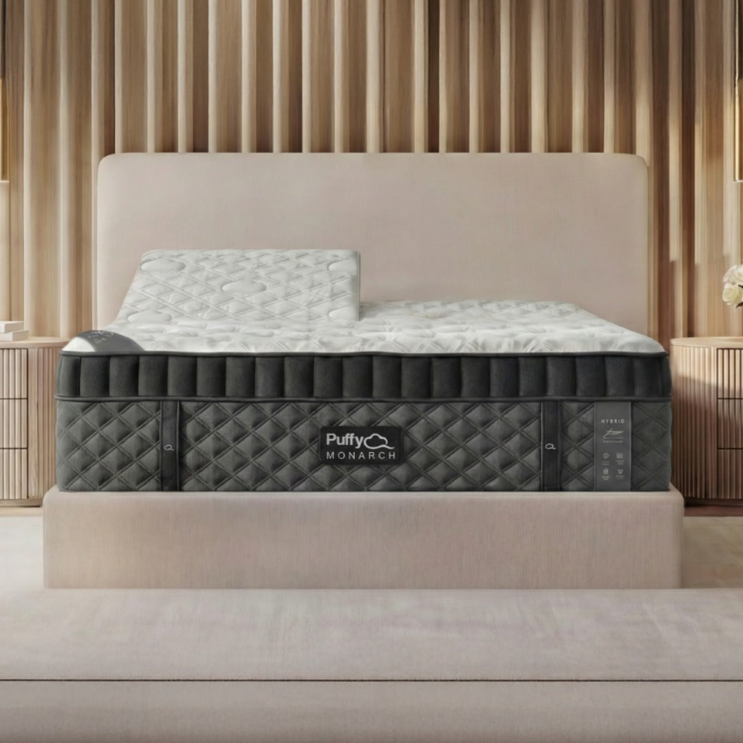 Puffy Monarch Hybrid 16 inch luxury mattress on display at Magic Sleeper