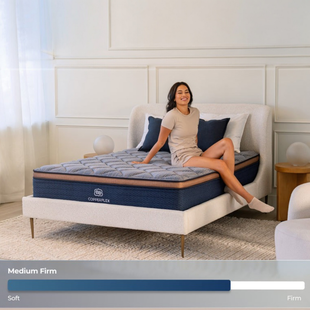 Brooklyn Bedding - CopperFlex Hybrid - Firm, Med, Soft - On Display In-Store