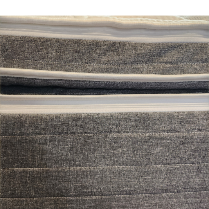 Close up of the border color and fabric for the replacement cover from Magic Sleeper