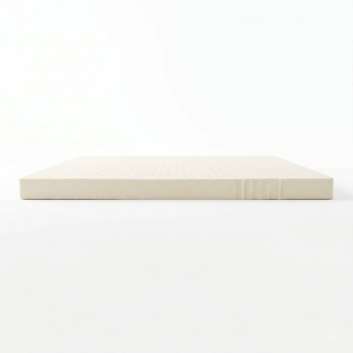 Side profile of King Split Head Flex Top natural latex replacement foam layer showing its thickness