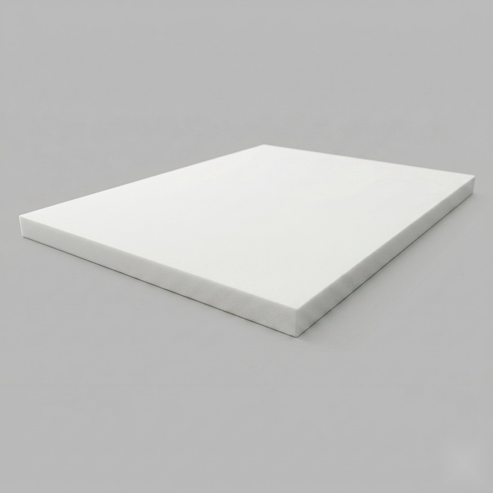 Replacement medium regular foam layer for Sleep Number beds, angled view showing the full slab and thickness