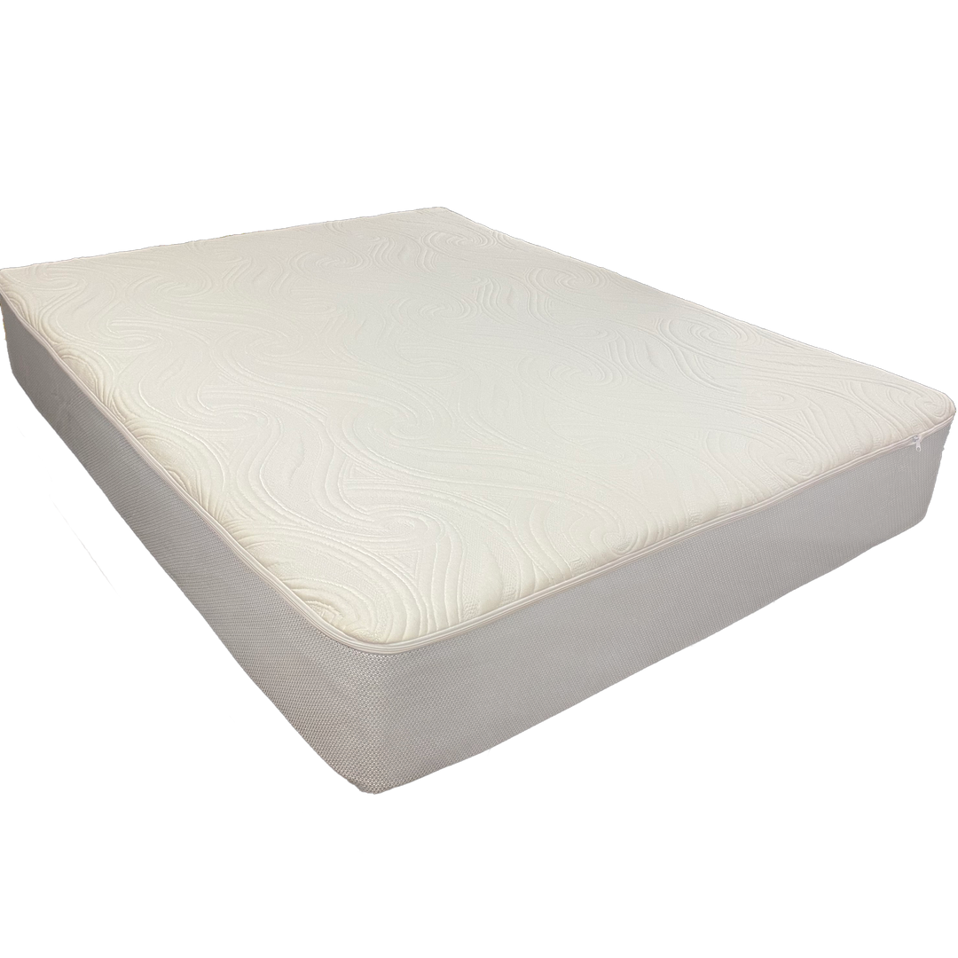 Smooth top replacement cover for Sleep Number beds with stretch knit fabric, full mattress view
