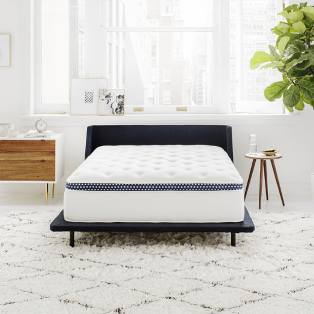 The WinkBed Plus heavy-duty hybrid mattress on display at Magic Sleeper in Pottstown, PA