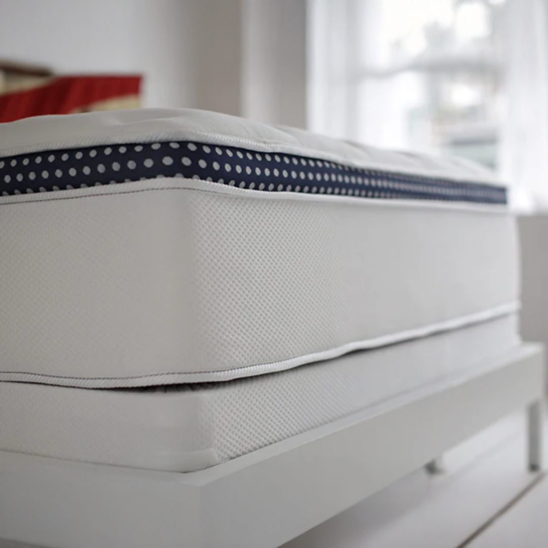The WinkBed Hybrid with its Tencel pillow-top cover, displayed at Magic Sleeper in Pottstown, PA