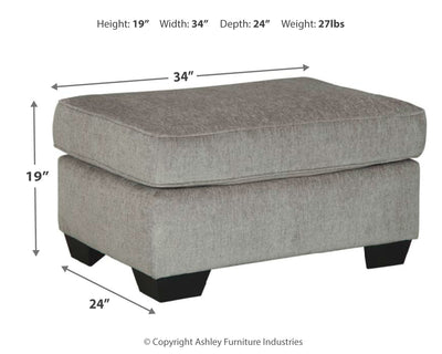 Altari Alloy Ottoman